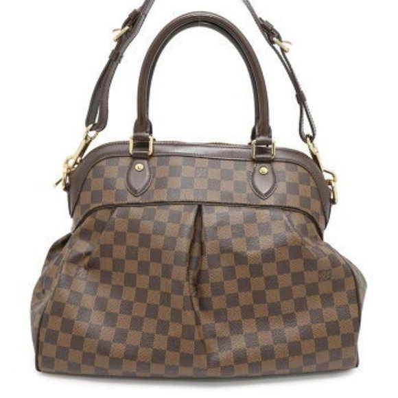 Louis Vuitton Damier Ebene Brown Trevi GM Handbag Bag - Picture 1 of 8